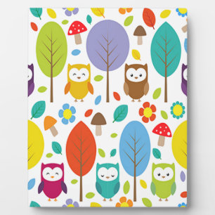 Cute Owl Plaque