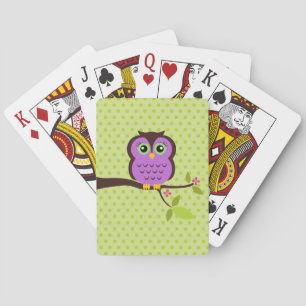 Cute Owl Playing Cards