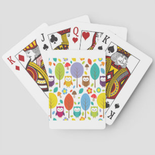 Cute Owl Playing Cards