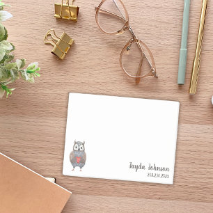 Cute Owl Post-it Notes
