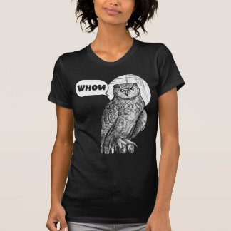 Cute Owl Pun Lover Funny Animal Distressed Camping T-Shirt