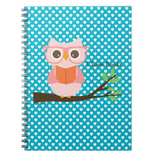 Cute Owl Reading Notebook