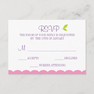 Cute Owl Response Card