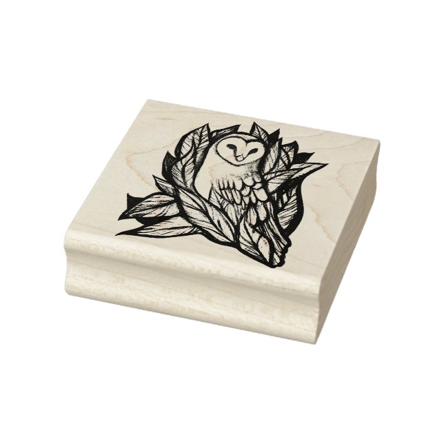 Cute Owl                                           Rubber Stamp (Stamp)
