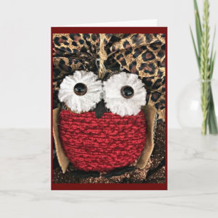 CUTE OWL SAYS **MERRY CHRISTMAS TO YOU** CARD