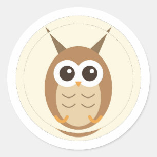 Cute Owl Sticker Kawaii Woodland Animal Sticker