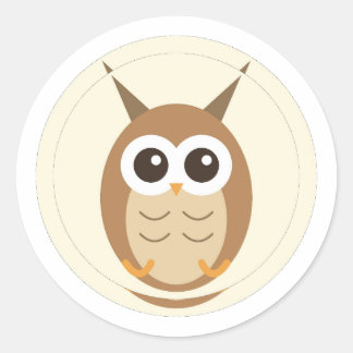 Cute Owl Sticker | Kawaii Woodland Animal Sticker