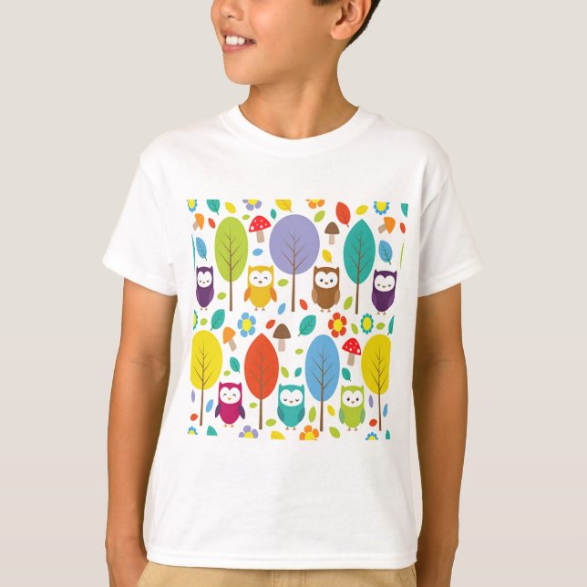 Cute Owl T-Shirt (Front)