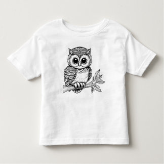 Cute Owl Toddler T-Shirt - Perfect for Little Ones