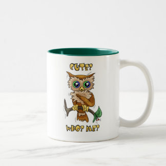 Cute Owl Two-Tone Coffee Mug