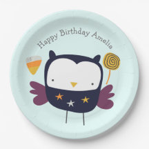 Cute Owl with Candies Party