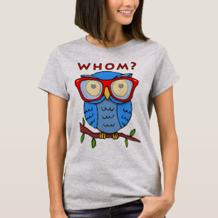 Cute Owl with Good Grammar T-Shirt