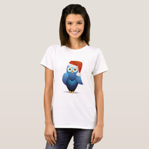 Cute owl with Santa's hat T-Shirt