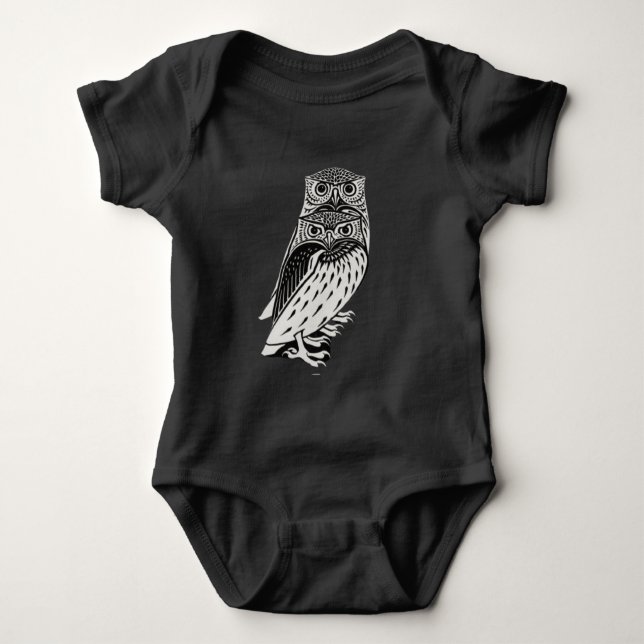 Cute owls baby bodysuit (Front)
