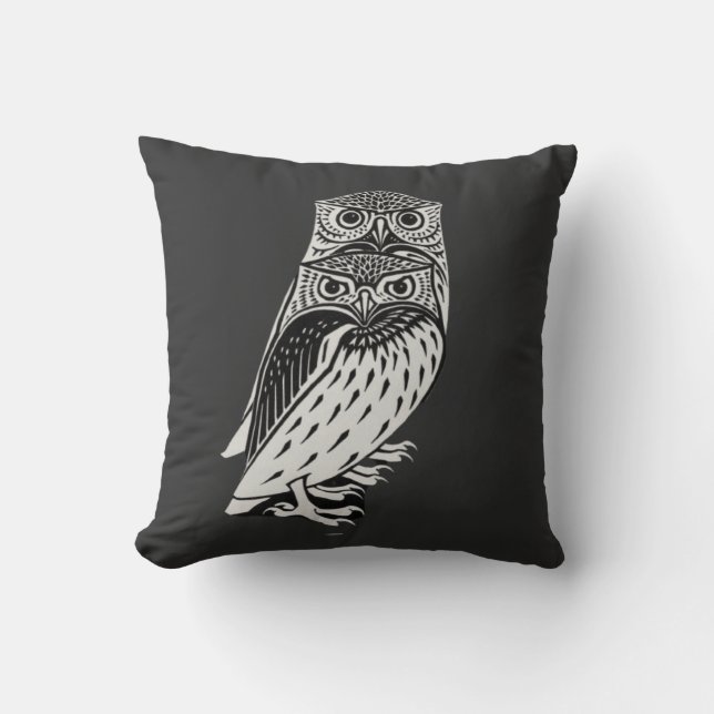 Cute owls cushion (Front)