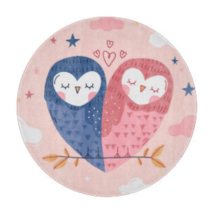 Cute Owls Cutting Board