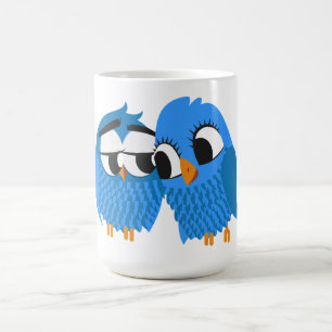 Cute Owls in Love Coffee Mug