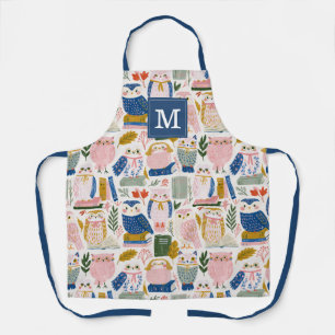 Cute Owls Kitchen Apron