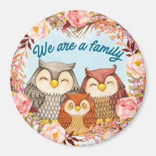 Cute Owls Magnet