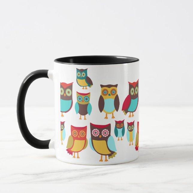 Cute Owls Mug (Left)