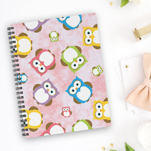 Cute Owls, Owl Pattern, Colourful Owls, Baby Owls Planner