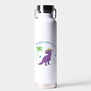 Cute Pachycephalosaurus Water Bottle