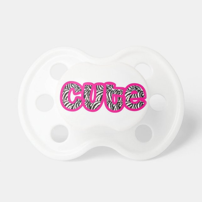 "Cute" Pacifier (Front)