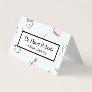 Cute Paediatrics Dentistry  Business Card