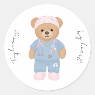 Cute Paediatrics Nurse Stickers