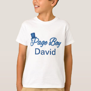 Cute Page Boy Tshirt to Customise