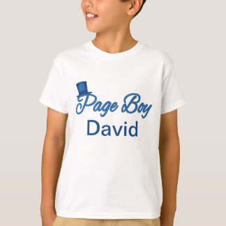 Cute Page Boy Tshirt to Customise