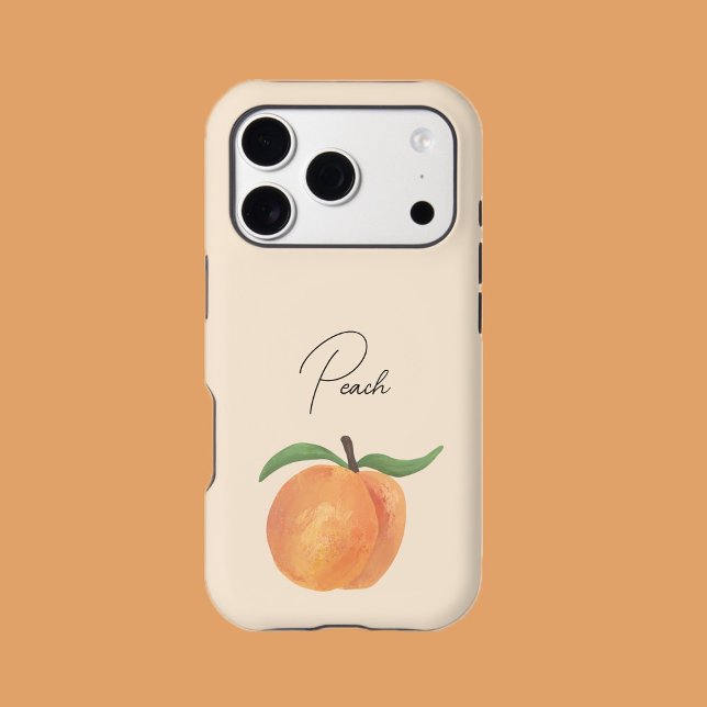 Cute Painted Peach Fruit Illustration  (Creator Uploaded)