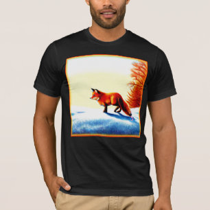 Cute Painting Of a Red Fox. Buy Now T-Shirt