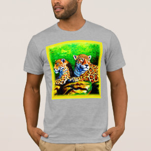 Cute Painting of The Jaguars. Buy Now T-Shirt