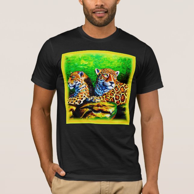 Cute Painting of The Jaguars. Buy Now T-Shirt (Front)