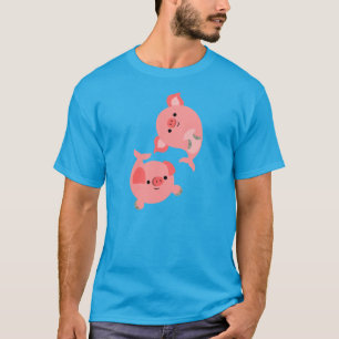 Cute Pair of Cartoon Merpigs T-Shirt