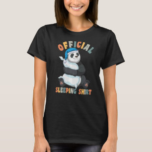 Cute Pajama for Women Nigh Sleeping Panda T-Shirt