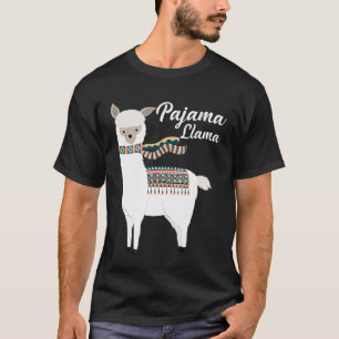 Cute Pajama Llama Bed Time Llama Pajama T-Shirt