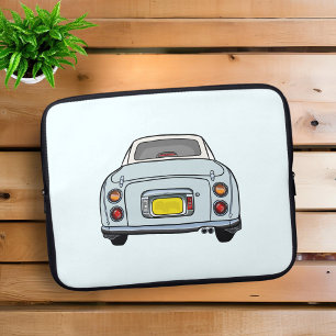 Cute Pale Aqua Figaro Figarations Laptop Sleeve