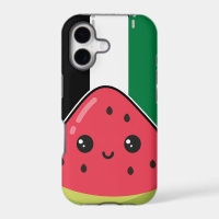 Cute Palestine flag with watermelon-Free Palestin
