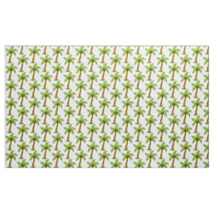Cute Palm Tree Design Fabric