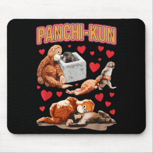 Cute panchi-kun baby monkey baby monkey funny meme mouse pad