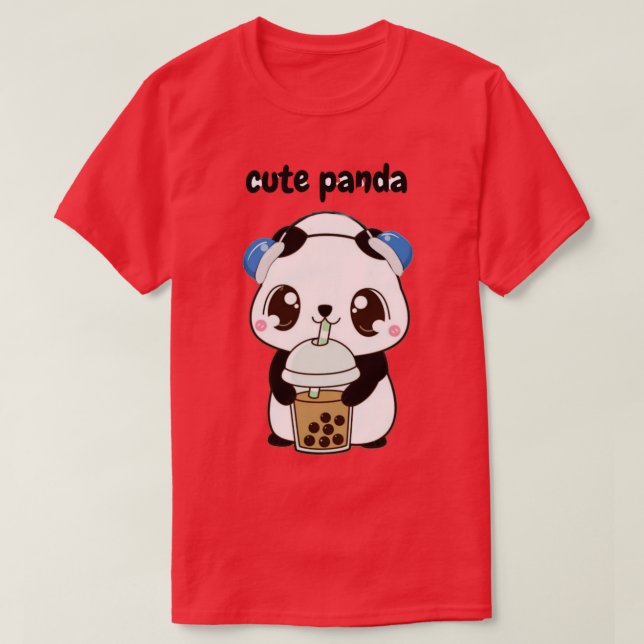 cute panda 14 T-Shirt (Design Front)
