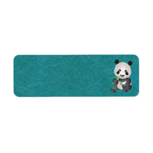 Cute Panda Address Labels