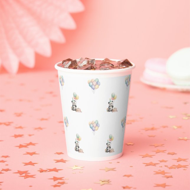 Cute Panda animal Party Paper cups  (Insitu)