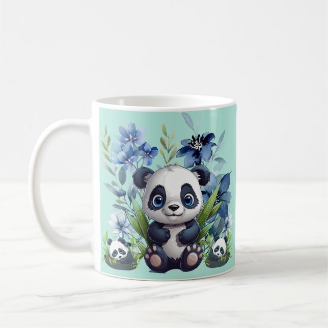 Cute Panda Baby Coffee Mug (Left)