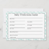 Cute Panda Bear Baby Predictions Game