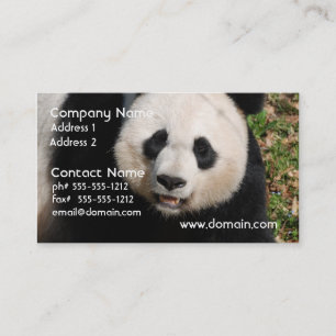Cute Panda Bear Business Card