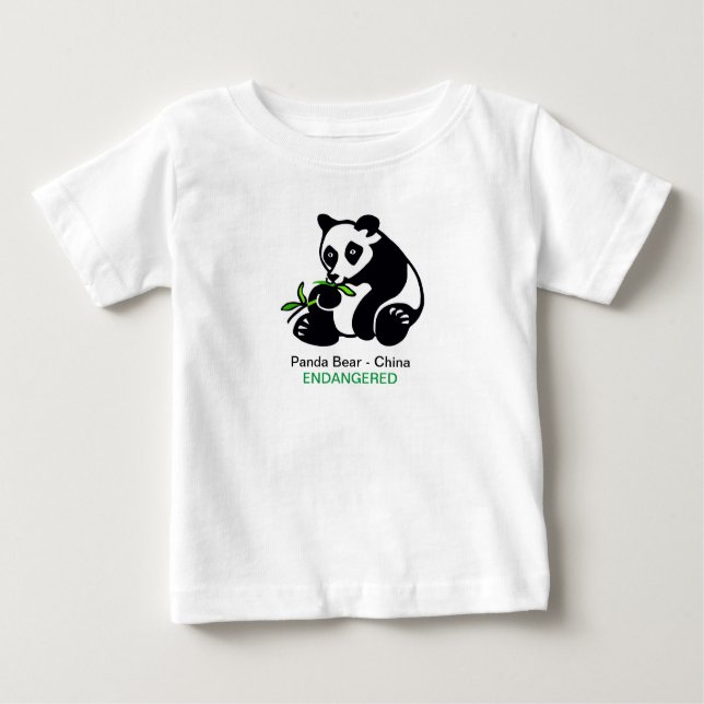  Cute PANDA Bear - China - Animal lover - Baby T-Shirt (Front)