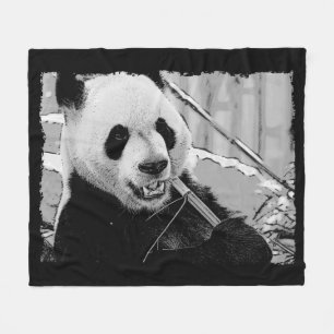 Cute Panda Bear Cub Fleece Blanket